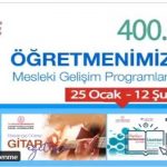 400.000 Öğretmen için mesleki gelişim programları başlıyor