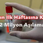 İlk Hedefte Mart’ın İlk Haftasına Kadar 12 Milyon Aşılama