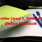 Açık Öğretim Lisesi 1. Dönem Sınavları Online Yapılacak