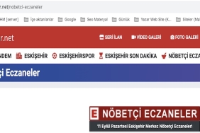 Eskişehir Nöbetçi Eczane