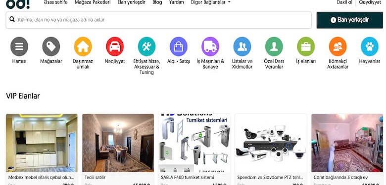 Bakı və Azərbaycanda Pulsuz Elanlar: Avtomobillər, Ev və Ofis, İş və Əlavələr
