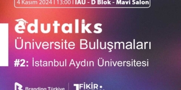 EduTalks Etkinliği 4 Kasım 2024’te İstanbul Aydın Üniversitesi’nde!