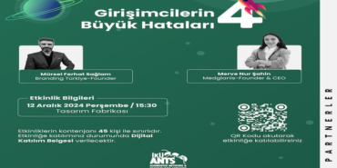 Girişimcilerin Büyük Hataları 12 Aralık’ta İKÜ’de!