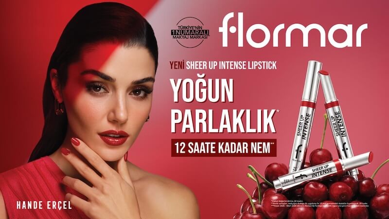 Hande Erçel'in Favori Ruju Sheer Up, Sheer Up Intense Lipstick Serisiyle Başarı Hikayesinde Yeni Bir Sayfa Açıyor!